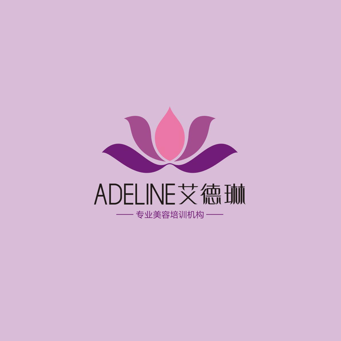 艾德琳美容培訓(xùn)LOGO、VI設(shè)計